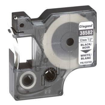  RUBAN POLYESTER BLANC 12MM 