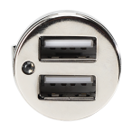  KIT DUAL USB CAR CHARGER 12V 