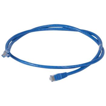  CORDON C6 U/UTP  PVC BLEU 1 M 