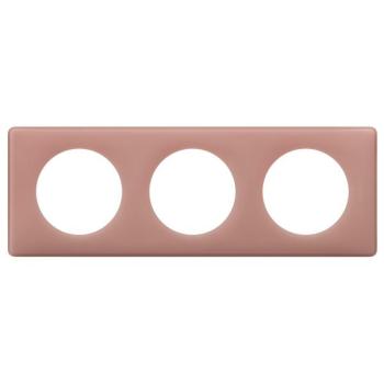  PLAQUE 3P  VIEUX ROSE 