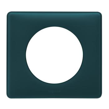  PLAQUE 1 POSTE BLEU-VERT 