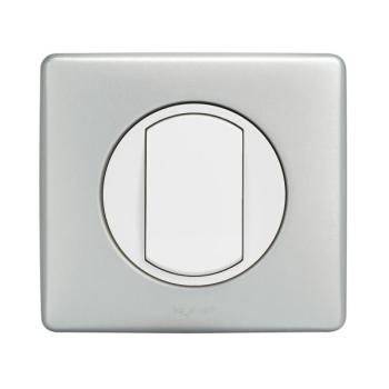  PLAQUE 1 POSTE ALU NATUREL 