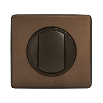  PLAQUE 1 POSTE ALU CHOCOLAT 