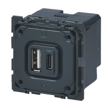  CHARG 2USB A+C  3A 15W 