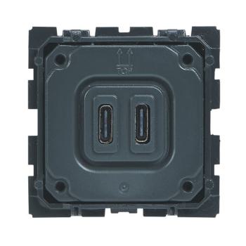  CHARG 2USB C+C  3A 15W 