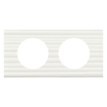  PLAQUE 2P CORIAN CANNELE 