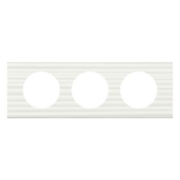  PLAQUE 3P CORIAN CANNELE 