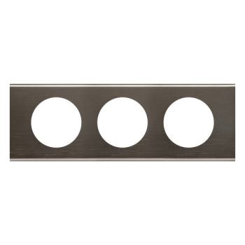  PLAQUE 3P BLACK NICKEL 