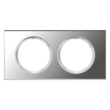  PLAQUE 2P  VERRE MIROIR 