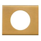  PLAQUE 1P BRONZE DORE 