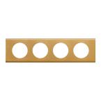  PLAQUE 4P BRONZE DORE 