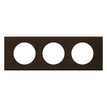  PLAQUE 3P  TEINTE WENGUE 