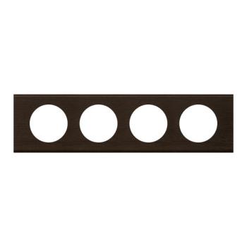  PLAQUE 4P  TEINTE WENGUE 