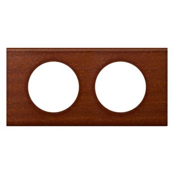  PLAQUE 2P  ACAJOU 