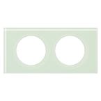  PLAQUE 2P  VERRE KAOLIN 