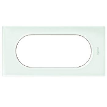  PLAQUE  2P ETENDUE  VERRE KAO. 