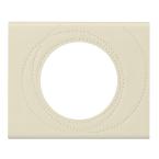  PLAQUE 1P CUIR PERLE COUTURE 