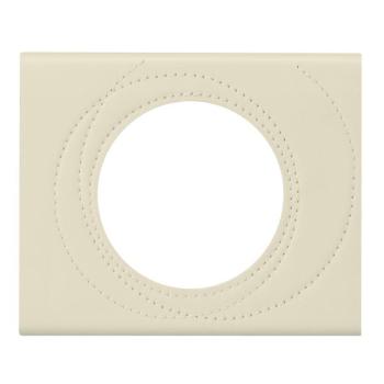  PLAQUE 1P CUIR PERLE COUTURE 