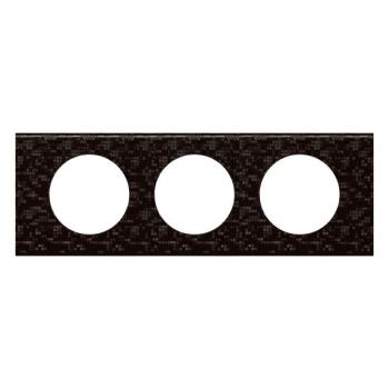  PLAQUE 3P CUIR PIXELS 