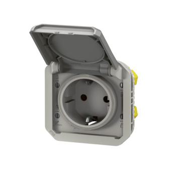  2P+T SCHUKO BA GRIS COMPO 