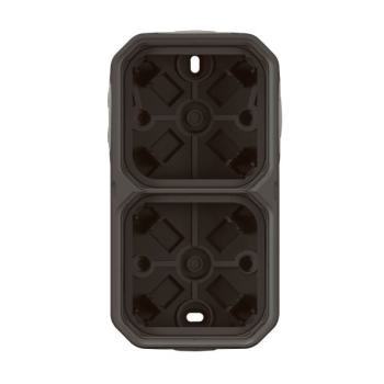  BOITIER 2P H/V ANTHRACITE 