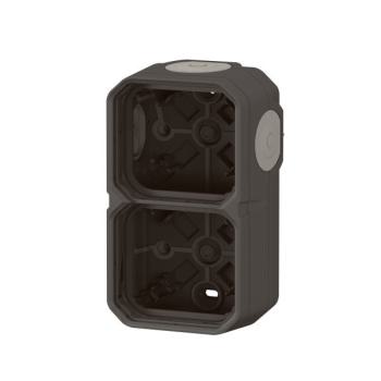  BOITIER 2P H/V ANTHRACITE 