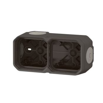  BOITIER 2P H/V ANTHRACITE 