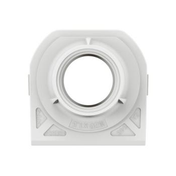  EMBOUT 1 ENTREE ISO 20 BLANC 