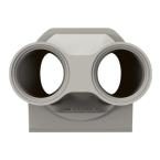  EMBOUT 2 ENTREES ISO 20 GRIS 