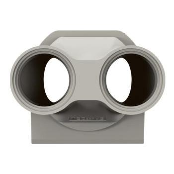  EMBOUT 2 ENTREES ISO 20 GRIS 