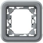  PLAQUE + SUPPORT 1P GRIS 