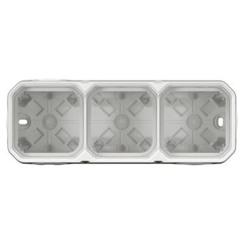  BOITIER 3P H/V BLANC 