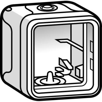  BOITIER 1P BLANC COMPO. 