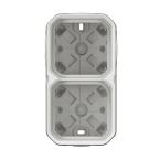  BOITIER 2P H/V BLANC 