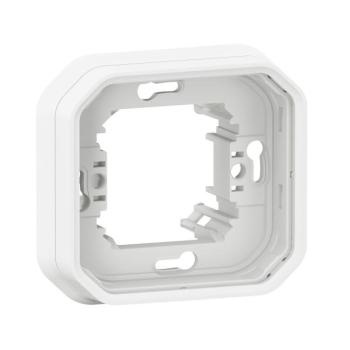  SUPPORT ENCASTRE 1 POSTE BLANC 