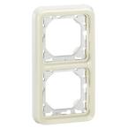  PLAQUE + SUPPORT 2PV BLANC 