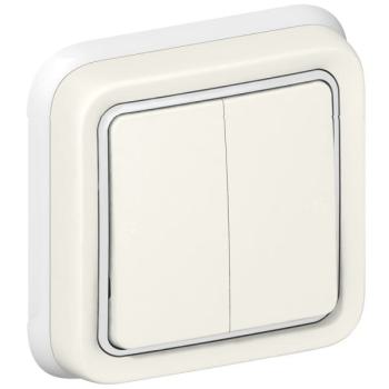  DOUBLE VV BLANC ENCASTRE 