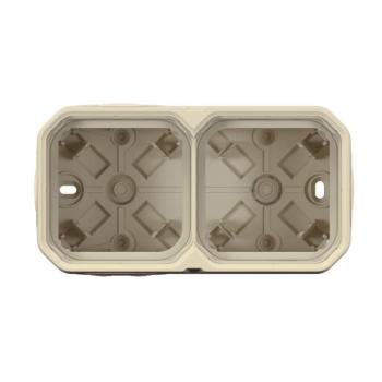  BOITIER 2P H/V BEIGE 
