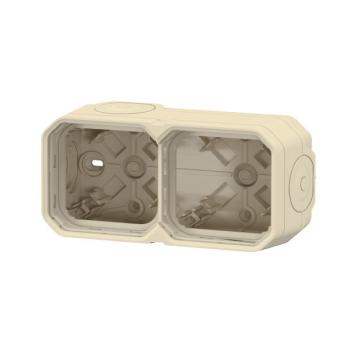  BOITIER 2P H/V BEIGE 