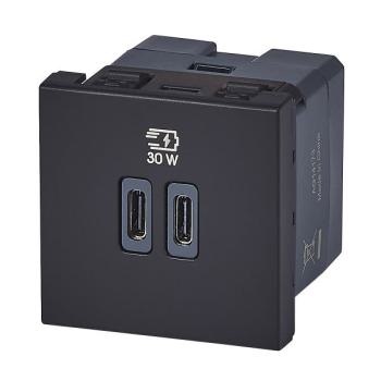  CHARG 2MOD USB C+C 30W PD 