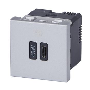  CHARG 2MOD USB C 45W PD ALU 