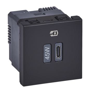  CHARG 2MOD USB C 45W PD NOIR 