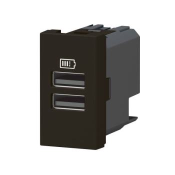  CHARG 1M 2USB A+A 15W NOIR 