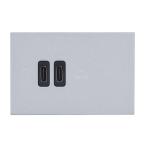  CHARG 3MOD USB C+C 63W ALU 