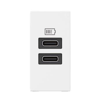  CHARG 1M 2USB C+C 15W BL 