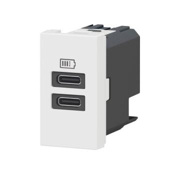  CHARG 1M 2USB C+C 15W BL 