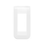  PLAQUE 1M 1/2 POSTE BLANC 