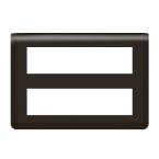  PLAQUE 2X8M NOIR MAT 