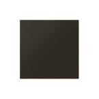  OBTURATEUR PLAQUE 2M NOIR MAT 