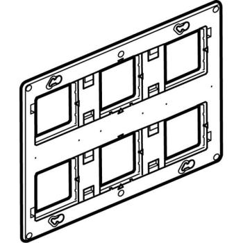  SUPPORT BATIBOX 2X6/8 MODULES 